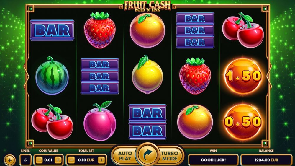 Fruit Cash Hold 'n' link    